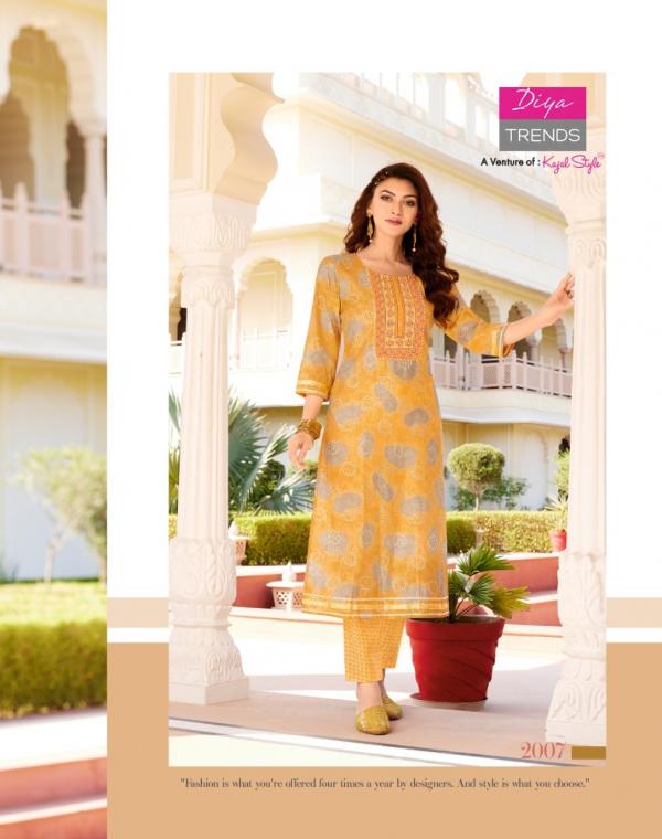Goldy 2 Excluisve Wear Embroidery Kurti With Pant Collection